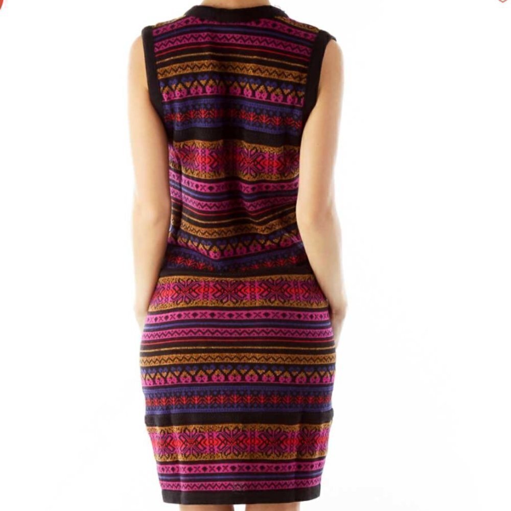 The Limited Stripe Print V-neck Dress - Picture 3 of 3